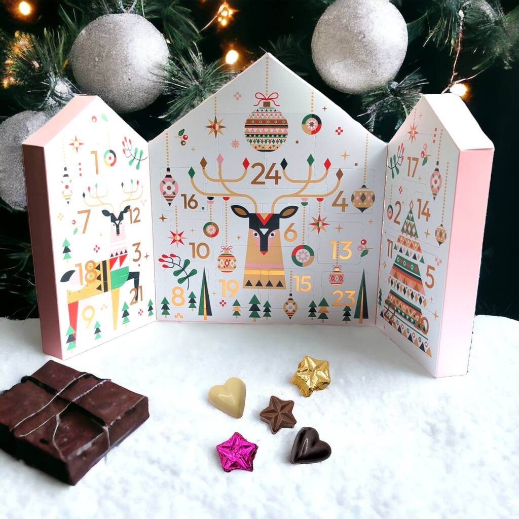 Luxury Childrens Chocolate Advent Calendar By Popachoc