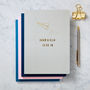 Personalised Gold Foil A5 Travel Notebook, thumbnail 2 of 7