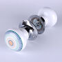 G Decor Set Of Positive Energy Radiance Handcrafted Internal Mortice Turning Door Handles – Ceramic Knobs With Chrome Base, thumbnail 2 of 5