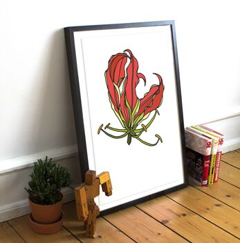 Flame Lily Print, 4 of 6