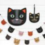 Wooden Cat Bunting, thumbnail 3 of 3