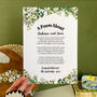 Personalised Wedding Gift Poem Print, thumbnail 4 of 9