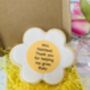 Large Personalised Flower Thank You Teacher Biscuit Gift, thumbnail 4 of 5