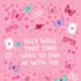 Taylor Swift Valentine's Day Card, Card For Swiftie, thumbnail 3 of 3