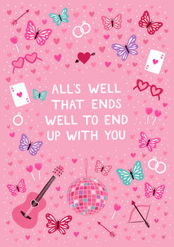 Taylor Swift Valentine's Day Card, Card For Swiftie, 3 of 3