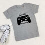Gamer Kids Personalised T Shirt, thumbnail 2 of 5
