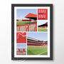 Middlesbrough Views Of Ayresome And Riverside Poster, thumbnail 6 of 6