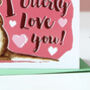Funny Otter Valentine's Card, thumbnail 4 of 7