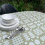 Welsh Blanket Print Oilcloth Tablecloth, thumbnail 10 of 10