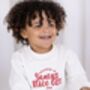 Officially On Santa's Nice List Embroidered Personalised Sweatshirt Jumper, thumbnail 2 of 8