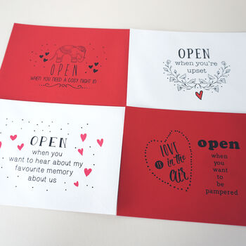 Valentines Day Gift Open When Envelopes, 3 of 6