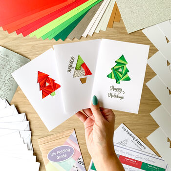 Christmas Card Making Kit | Iris Folding, 4 of 6