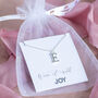 Silver Plated Alphabet Charm Necklace, thumbnail 9 of 12