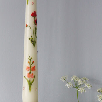 Hand Painted Birth Flower Candles, 11 of 12