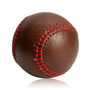 Personalised Vintage Full Cowhide Leather Baseball, thumbnail 5 of 5