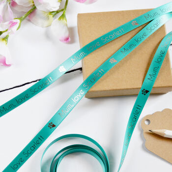Mother's Day 10mm Personalised Printed Ribbon, 3 of 9
