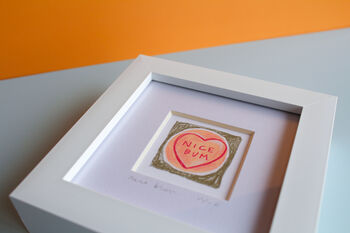 Nice Bum Mini Art Print, 3 of 8