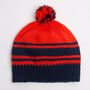 Unisex Hat Knitting Kit Poppy Red, thumbnail 3 of 7