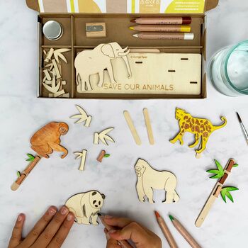 Personalised 'Save Our Animals' Craft Kit, 8 of 11