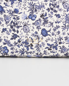 Blue Ditsy Pouch Small, 3 of 7