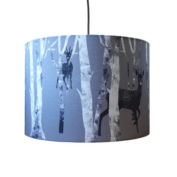 Roe Deer And Silverbirch Lampshade, 3 of 3