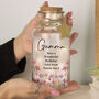 Personalised Birthday Floral LED Jar For Nan Or Grandma, thumbnail 3 of 5