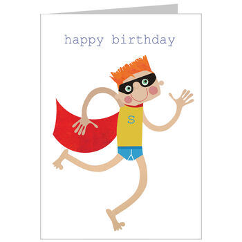 Superhero Happy Birthday Card, 2 of 4