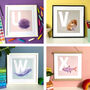 Illustrated Animal Letters A To Z Nursery Prints, thumbnail 9 of 10