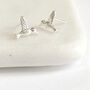 Little Bird Stirling Silver Studs, thumbnail 3 of 4