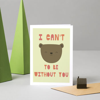 'I Can't Bear To Be Without You' Card, 4 of 4