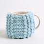 Beginner Ribbed Cup Cosy Knitting Kit, thumbnail 2 of 6