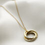 Personalised Yellow Gold Russian Ring Necklace, thumbnail 1 of 8