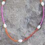 Santorini Pearl And Beaded Necklace, thumbnail 3 of 5