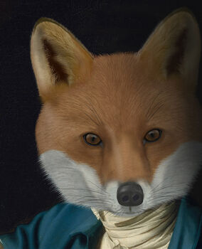 The Masked Fox Limited Edition Fine Art Print, 2 of 9