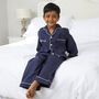 Personalised Mummy And Son Star And Navy Pyjama Set, thumbnail 8 of 9