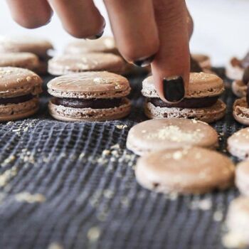 Baking Kit | Old Brand Choc And Gold Macarons Gift Tin, 2 of 2