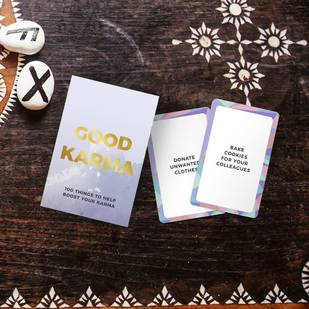 Good Karma Lifestyle Cards By Gift Republic