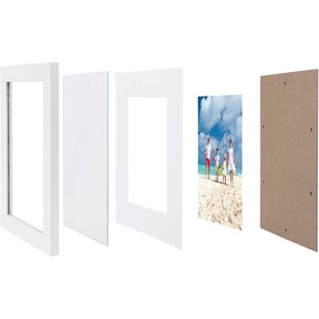 Set Of Two White Mdf Picture Frames, 4 of 7