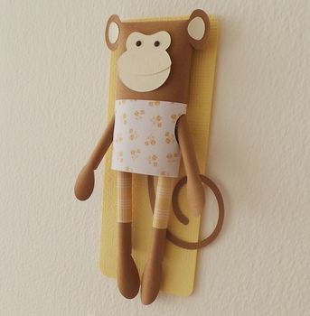 Personalised Framed 3D Paper Monkey, 4 of 5