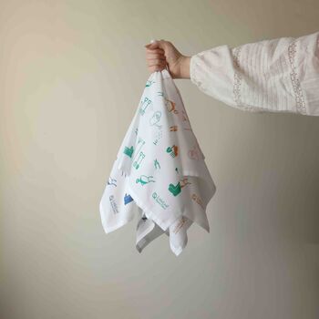 Organic Cotton Handkerchiefs, Family Pack Of Nine, 6 of 12