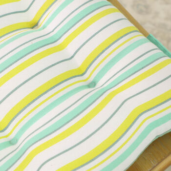 Pastel Striped Dining Seat Pads, 4 of 8