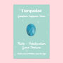 Turquoise Keepsake Token Good Fortune Gift, thumbnail 1 of 3