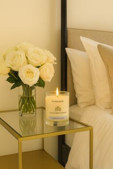 Little Miss Wimbledon Bergamot And Oud Scented Candle, 5 of 7