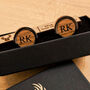 Personalised Whisky Wood Cufflinks, thumbnail 2 of 8