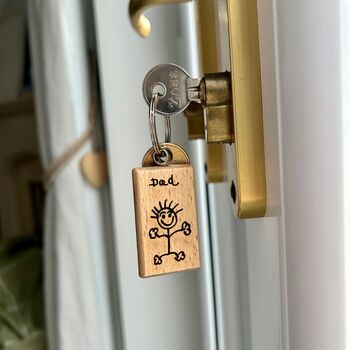 Personalised Keyring With Child's Drawing, 3 of 9