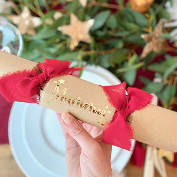 Luxury Personalised Diy Christmas Cracker Kit, 3 of 7