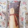 Primitive Snowman Fabric Fragranced Pillow, thumbnail 4 of 4