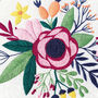 Poppy Floral Bouquet Embroidery Kit, thumbnail 5 of 9