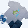 Personalised 1st Birthday Dinosaur T Shirt, thumbnail 2 of 5