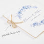 Floral Hoop Folded Wedding Invitation, thumbnail 6 of 6